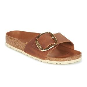 Birkenstock Madrid Big Buckle Cognac 6-6.5